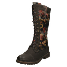 (Multi, UK 5) Ladies Rieker Knee High Zip/Lace Boots 94731
