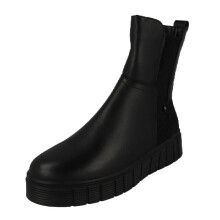 (Black, UK 6) Ladies Rieker Platform Fleece Lined Ankle Boots W1062