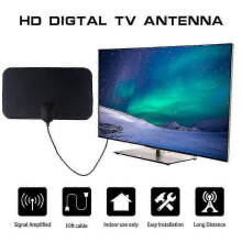 Freeview Antenne für Fernseher mit Verstärker für 80 Kilometer Reichweite.