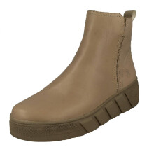 (Beige, UK 7.5) Womens Rieker Zip Up Ankle Boot W0562