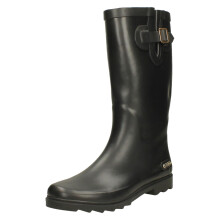 (Black, UK 7) Ladies Elle Sport Pull On Wellington Boots X1280
