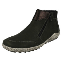 (Green, UK 4) Ladies Rieker Warm Lined Rieker-Tex Ankle Boots L7551