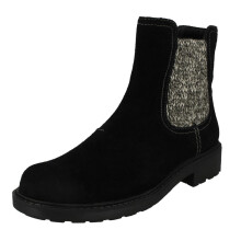 (Black, UK 4.5) Ladies Clarks Casual Zip Chelsea Ankle Boots - Opal Sky