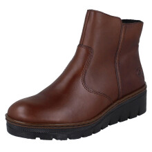 (Brown, UK 6) Ladies Rieker Fleece Lined Ankle Boots X9165