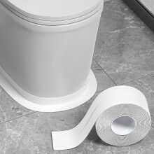 Wall Floor Sealant Strip, Waterproof Caulk Tape for Bathroom, Kitchen, Bathtub, Toilet with Sealing Tool