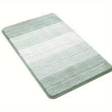 (Green, 50.8cm X 81.28cm) Luxury Thick Microfiber Bathroom Rugs, Non-Slip Ultra Soft And Water Absorbent Ombre Bath Mat