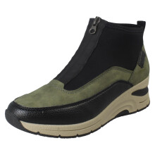 Bottines - RIEKER - N9362-54 - Vert - Fermeture à glissière - Talon compensé 5,5 cm