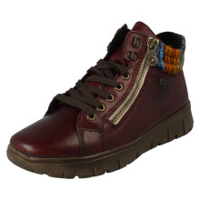 (Red, UK 6.5) Ladies Rieker Wide Fit Ankle Boots N1305