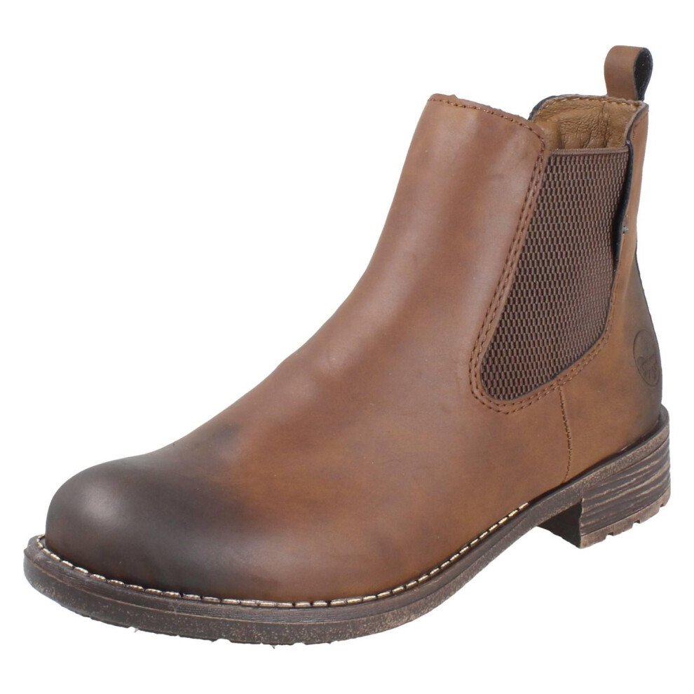 Rieker (Brown, Uk 4) Ladies Ankle Boots 79450