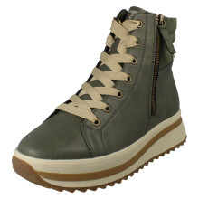 (Green, UK 6) Ladies Rieker Dual Zip Casual Boots W3870