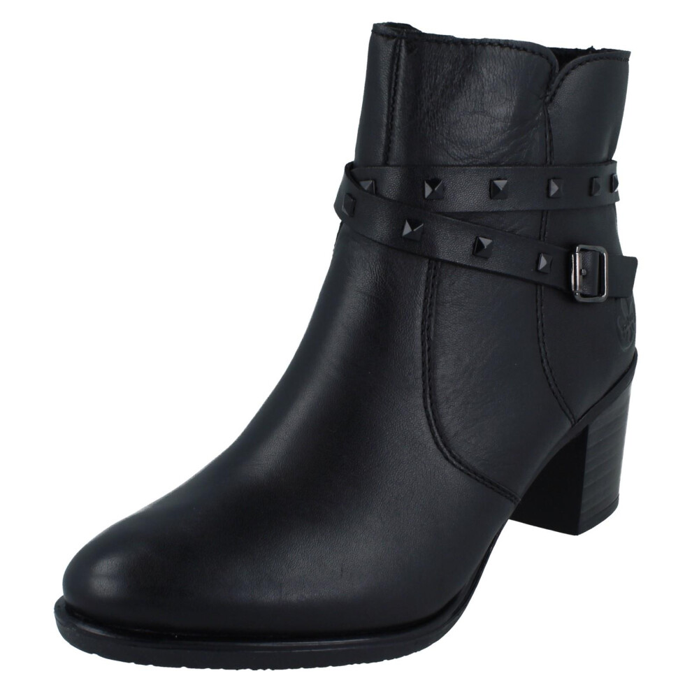 Rieker (Black, Uk 7.5) Ladies Ankle Boot Y2059