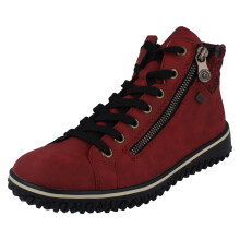 (Red, UK 6) Ladies Rieker-Tex Double Zip Ankle Boots Z4263