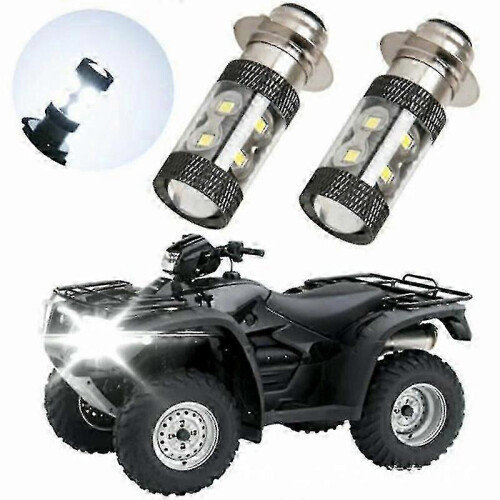 Headlight bulbs for Yamaha ATV H6M, LED white