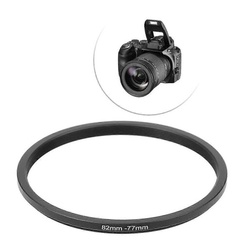82mm To 77mm Metal Step Down Rings Lens Adapter Filter Camera Tool Accessory New Black 1