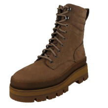 (Taupe, UK 7) Ladies Clarks Casual Combat Style Boots - Orianna2 Hike