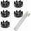 Rubber mixer coupler for Kitchenaid 9704230 - 5 pack with removal tool 1