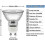 2 pin halogen bulbs for candle warmer, GU10 50W dimmable 6 pack 3