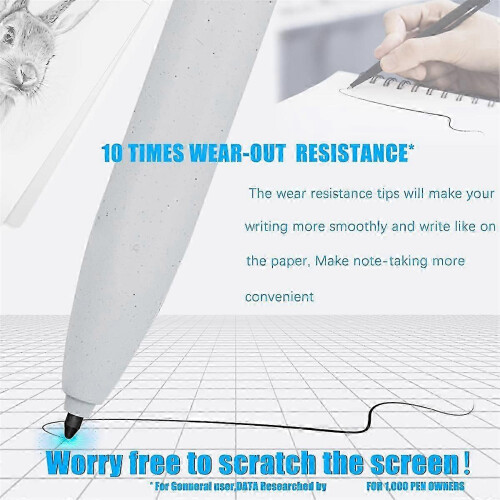 Stylus tips for Remarkable 2/1, 10pcs replacement nibs for S-Pen 1