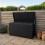 Rotan Kussen Opbergbox 700 L - Zwart 2