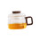 Clear Glass Tea Infuser Cup With-Transparent cover le 1