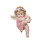 Leuke hars engel pot bloem elf tuin standbeeld-Roze handen 1