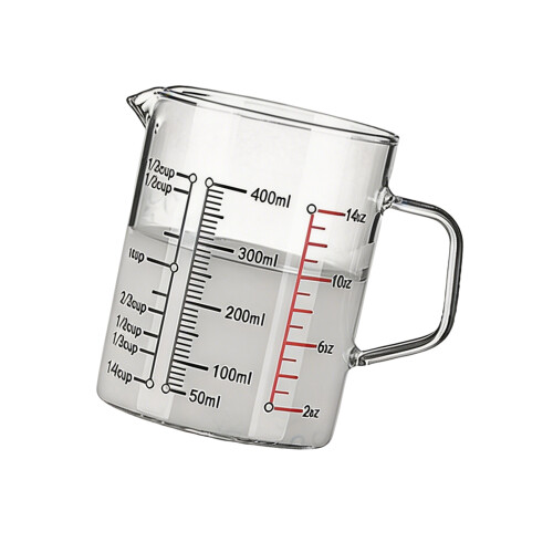 High Boron Glass Measuring Cup With Accurate Scale Home-3