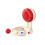 Plastic Wall Mounted Blow Dryer Organizer Easy Installation-Red 1