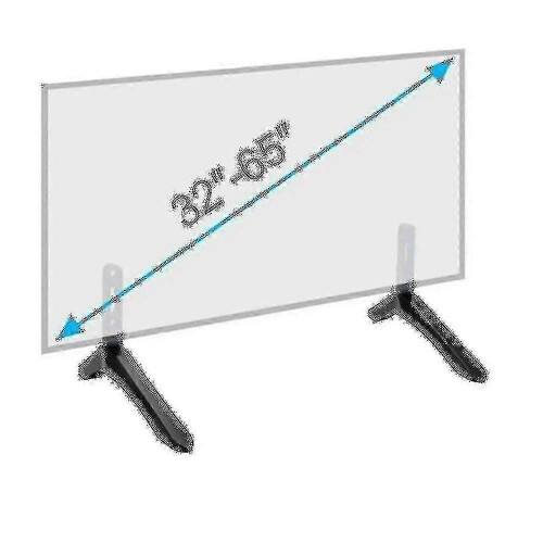 Support de table universel pour téléviseurs de 32 à 65 pouces, fixation métallique robuste 1