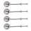 4 Pack Multipurpose Impeccable Steel Tea Strainer Flour 1