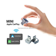 OEM-valmistaja Langaton Android Auto CarPlay -sovitin 2-in-1 Plug and Play Mini Carplay -sovitin