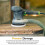 125 mm hook-and-loop sanding pad compatible with Bosch PEX 300 AE, compatible with eccentric sander 4