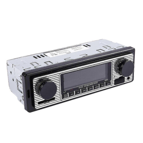 Radio de coche retro con conectividad Bluetooth y MP3 2