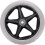 Non-slip wheels for rollator 6 inch rubber replacement casters pair 2