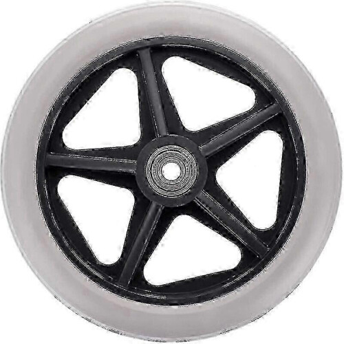 Non-slip wheels for rollator 6 inch rubber replacement casters pair 1