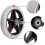 Non-slip wheels for rollator 6 inch rubber replacement casters pair 4