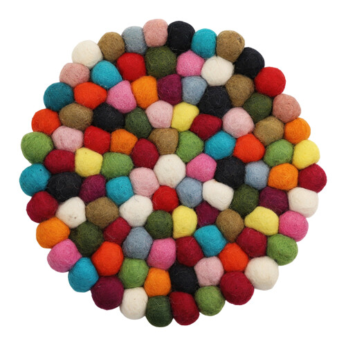 Eigentijdse placemat hittebestendige decoratieve-Rond 24CM