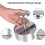 Adjustable burger press mold for professional cooking 2