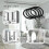 Black metal curtain rings 38mm inner diameter - 60 pcs pack 4