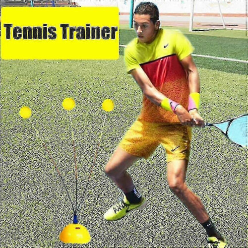 Bounce tennis trainer for practice with training tool 1