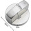 6mm universal stove knobs compatible with cooker - 6pcs metal control knobs 3
