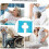 Coussin de décharge de pression pour utilisateurs de fauteuils roulants avec pente ergonomique 2