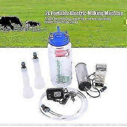 Portable milking machine for cows electric 2L with time control 2