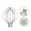 Whisk attachment for Kitchenaid 5K452WW, steel kitchen machine tool 2