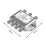 Multiswitch compatible with satellite LNB, 3 input 4 output compatible with FTA TV and DVB-S2 DVB-T2 4