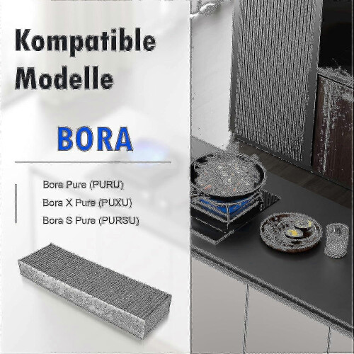 Pure hood filters for Bora - 2pack activated carbon accessories 1