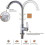 Cold water kitchen faucet with single handle and high arc spout 4