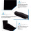 Desktop screen hood for monitors with full coverage foldable design 3