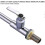 Cold water kitchen faucet with single handle and high arc spout 5