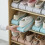 Double Stacking Adjustable Shoe Rack Space Saving Freestanding Shoe Organizer for Home Navy 2