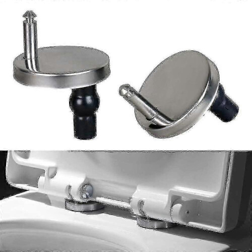 Durable Toilet Seat Hinge Fixings for Universal Compatibility - 1 Pair 1